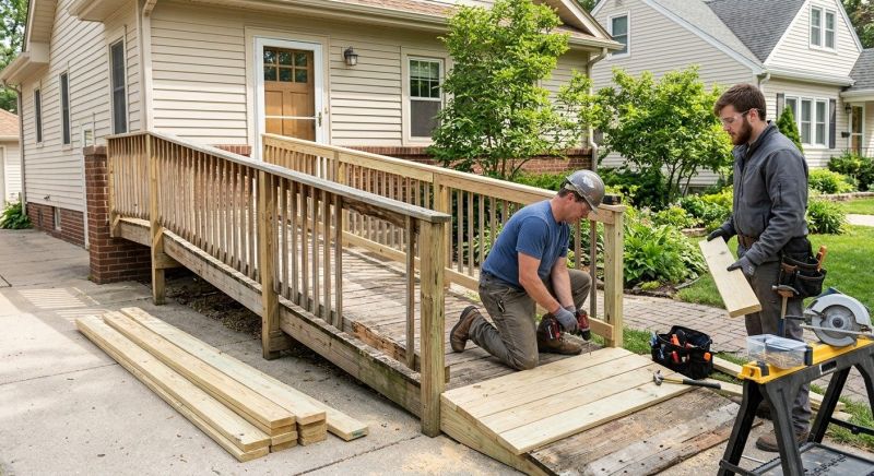 Wood Ramp Repair in Olathe, KS